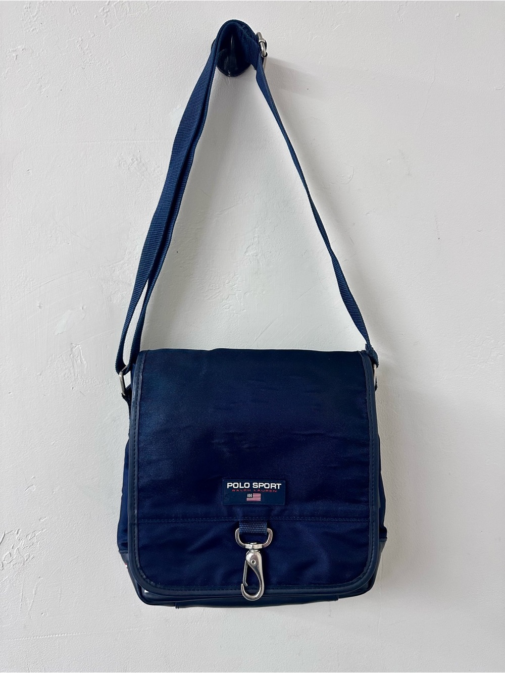 Polo by Ralph Lauren Navy Polo Sport Messenger Bag